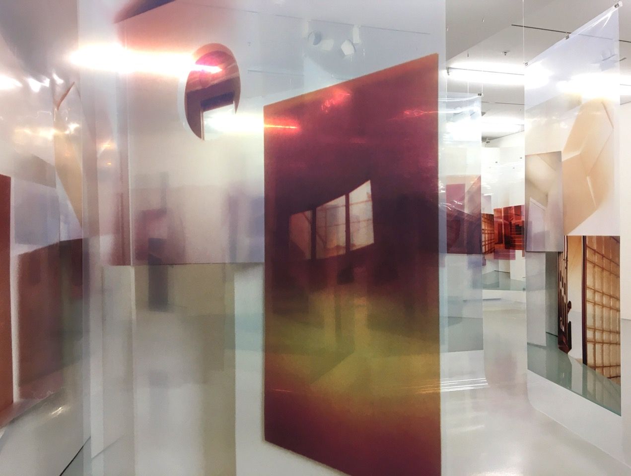 Susa Templin, Installation view, Durchblick (exhibition) Art Foundation DZ Bank