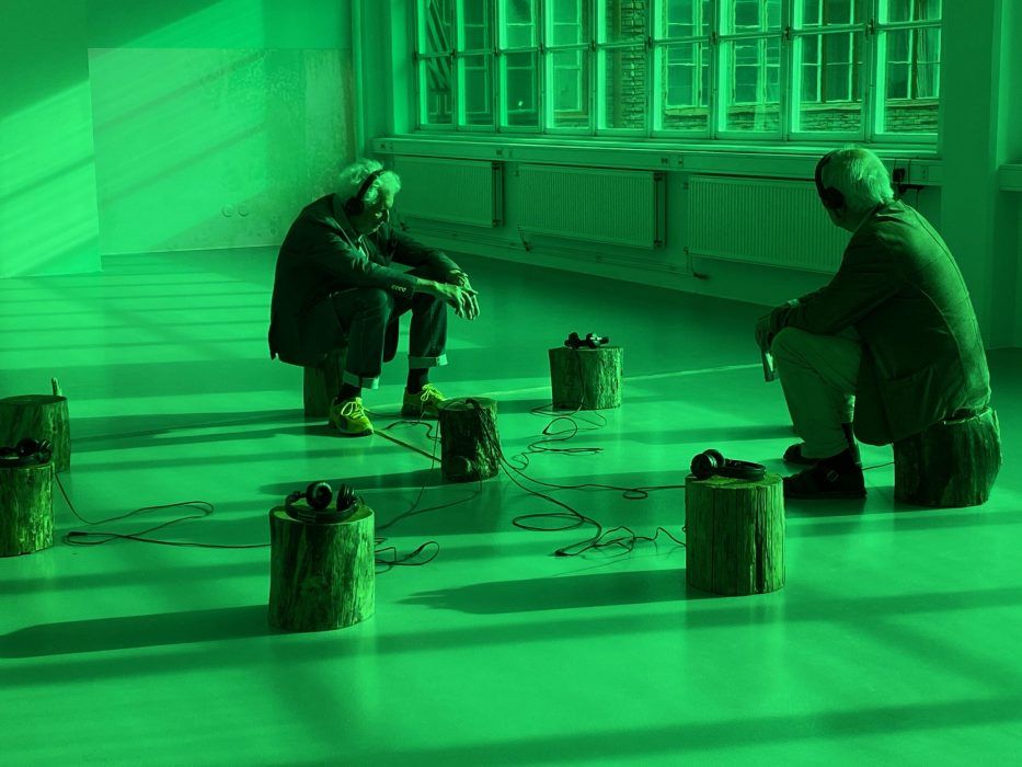 Martina Hoogland Ivanow, Installation image, exhibition "With Eyes Sensitive for Green" 2024, Berlin